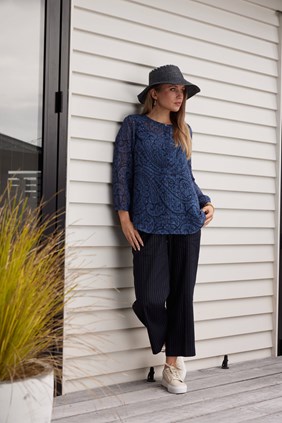 FLORENCE PLEAT BLOUSE